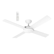 Quantum Matte White DC Ceiling Fan with Remote Control